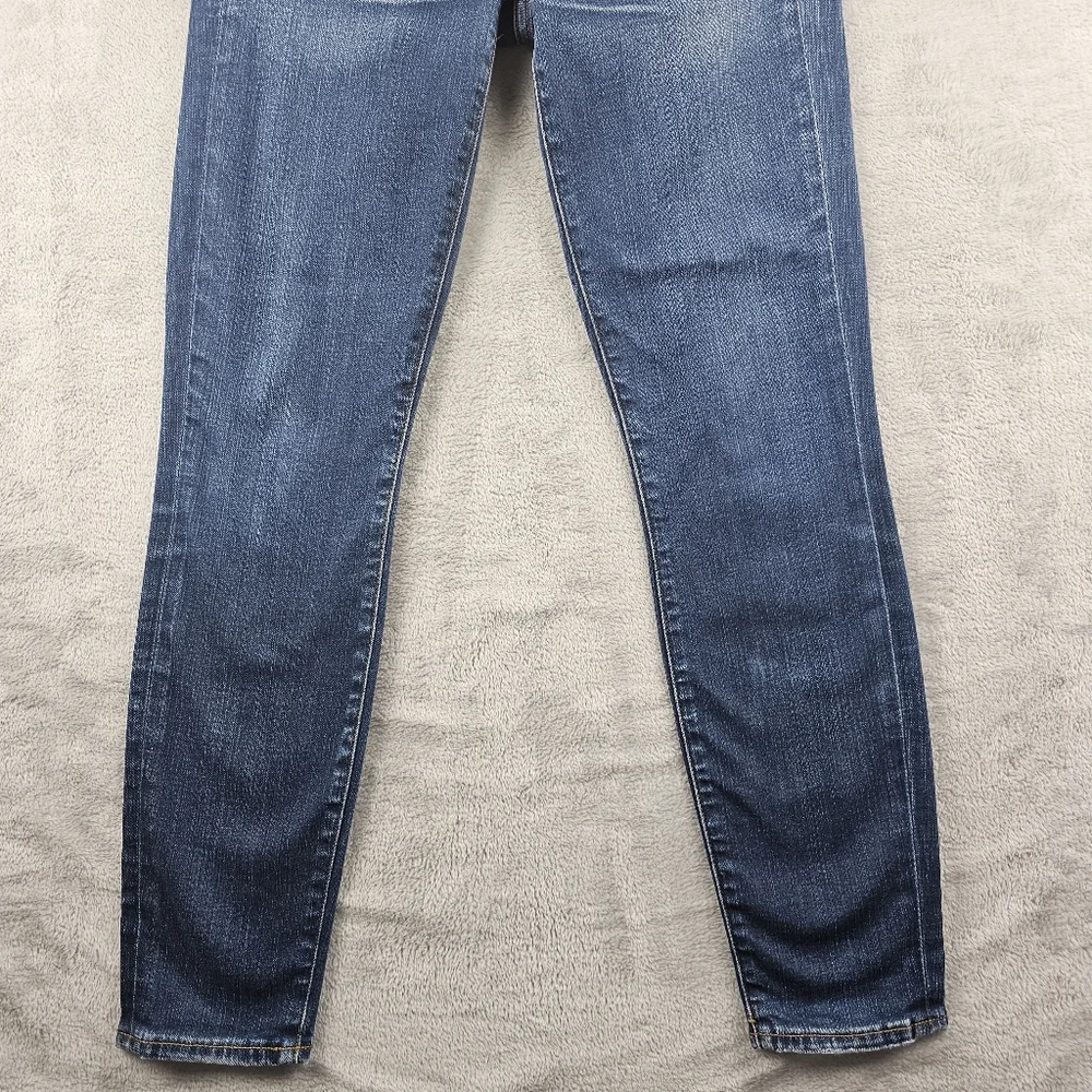J. Crew Toothpick Ankle Blue Denim Jeans Womens Size 27 - Picture 3 of 12